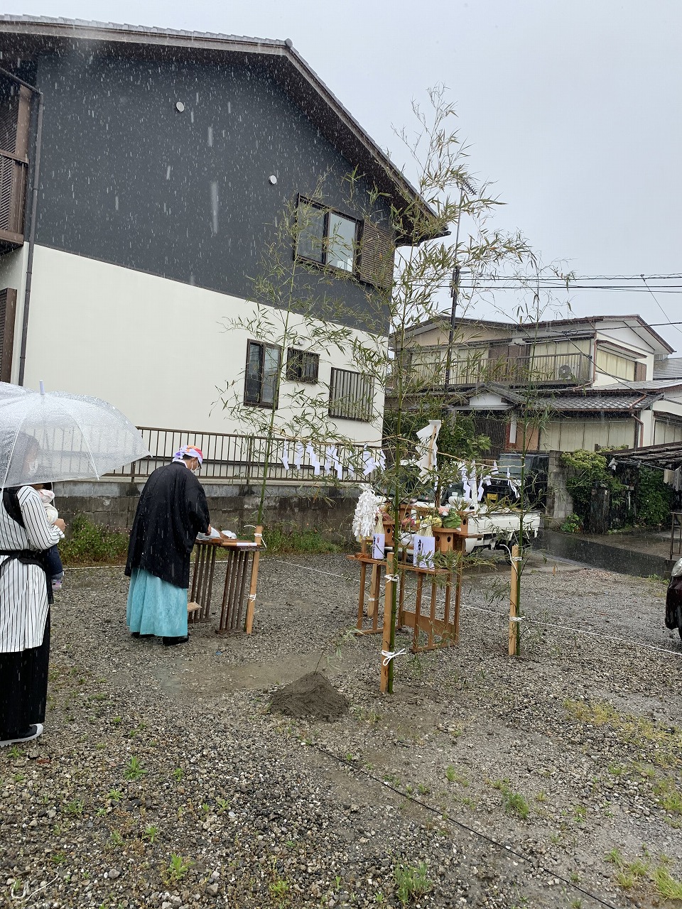 【木更津市祇園にて地鎮祭】