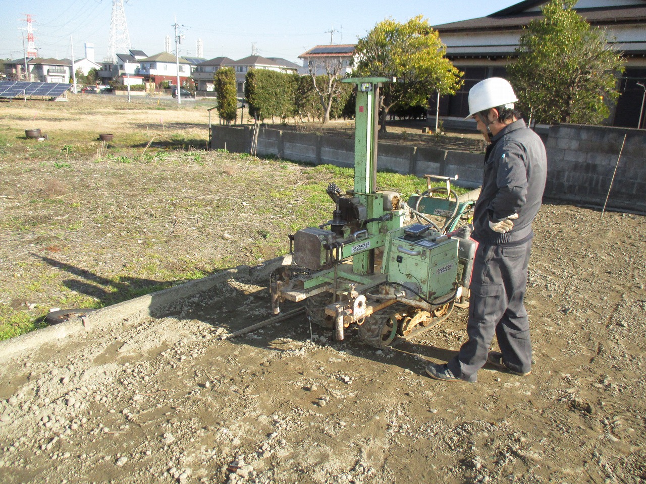 ◇◆富津市Ｋ様邸新築工事　地盤調査◆◇